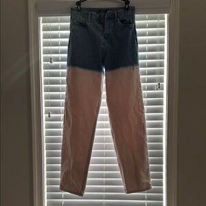 Nasty Gal ombré jeans